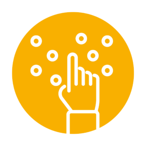 semaforo giallo per supporti braille