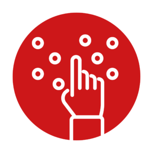 semaforo rosso per supporti braille