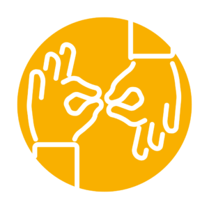 Semaforo Giallo per Linguaggio dei Segni (LIS)