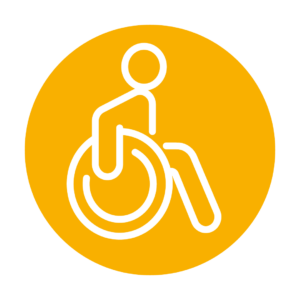 semaforo giallo per disabilità motorie